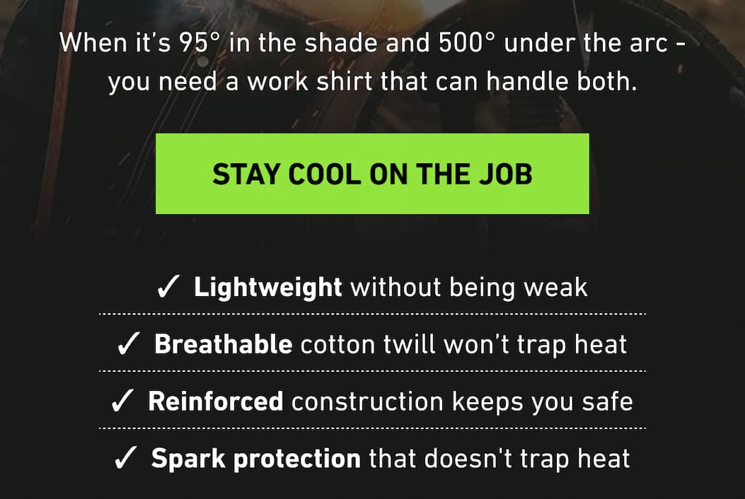 Stay cool on the job