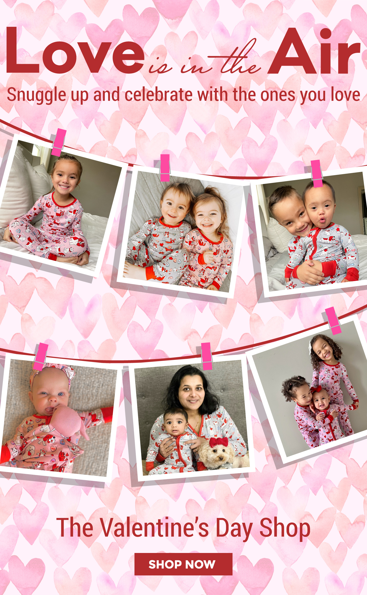 Love is in the Air | Snuggle up and celebrate with the ones you love | The Valentine's Day Shop | SHOP NOW