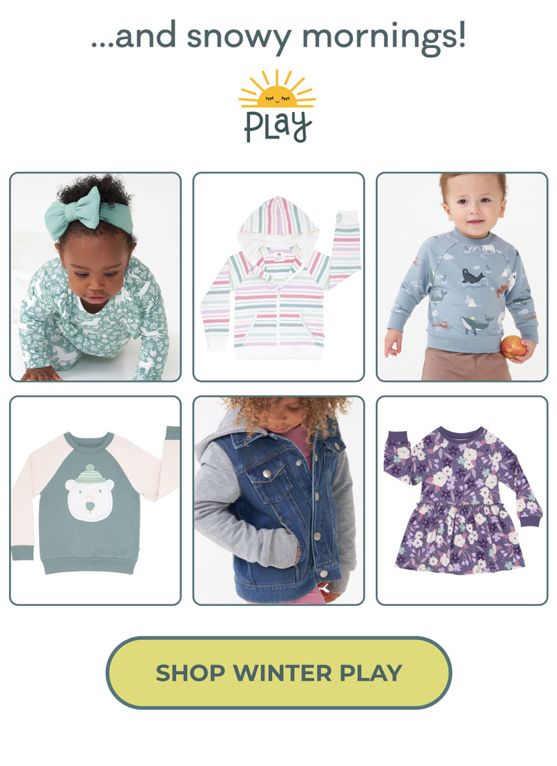 ... and snowy mornings! | SHOP WINTER PLAY