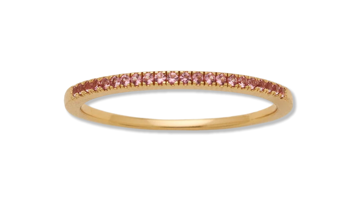 birthstone stacking ring