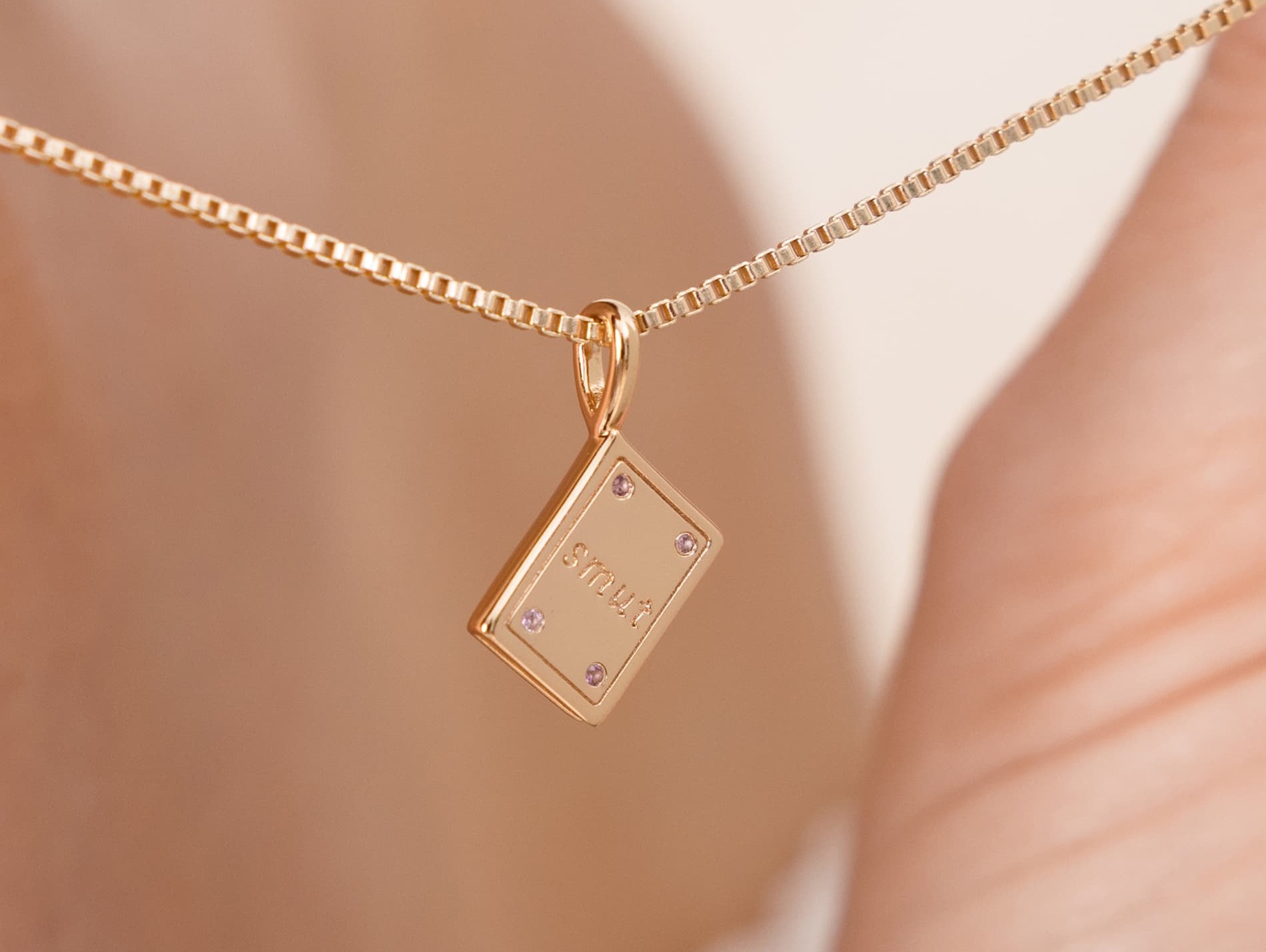 Smut charm necklace