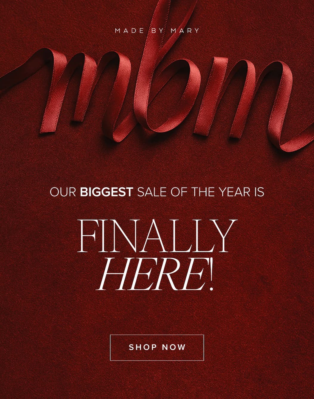 Black Friday starts now.