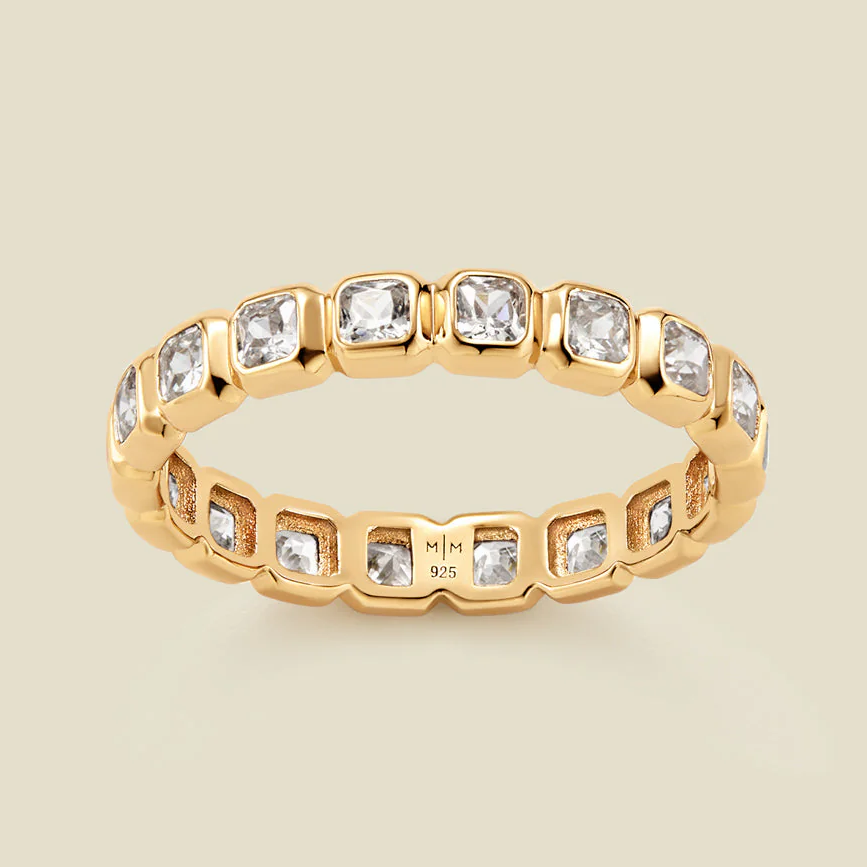 Birthstone eternity ring