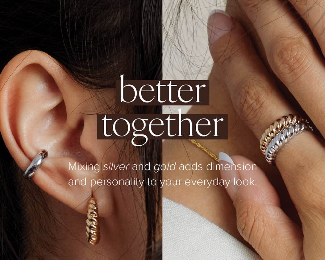 croissant earrings
