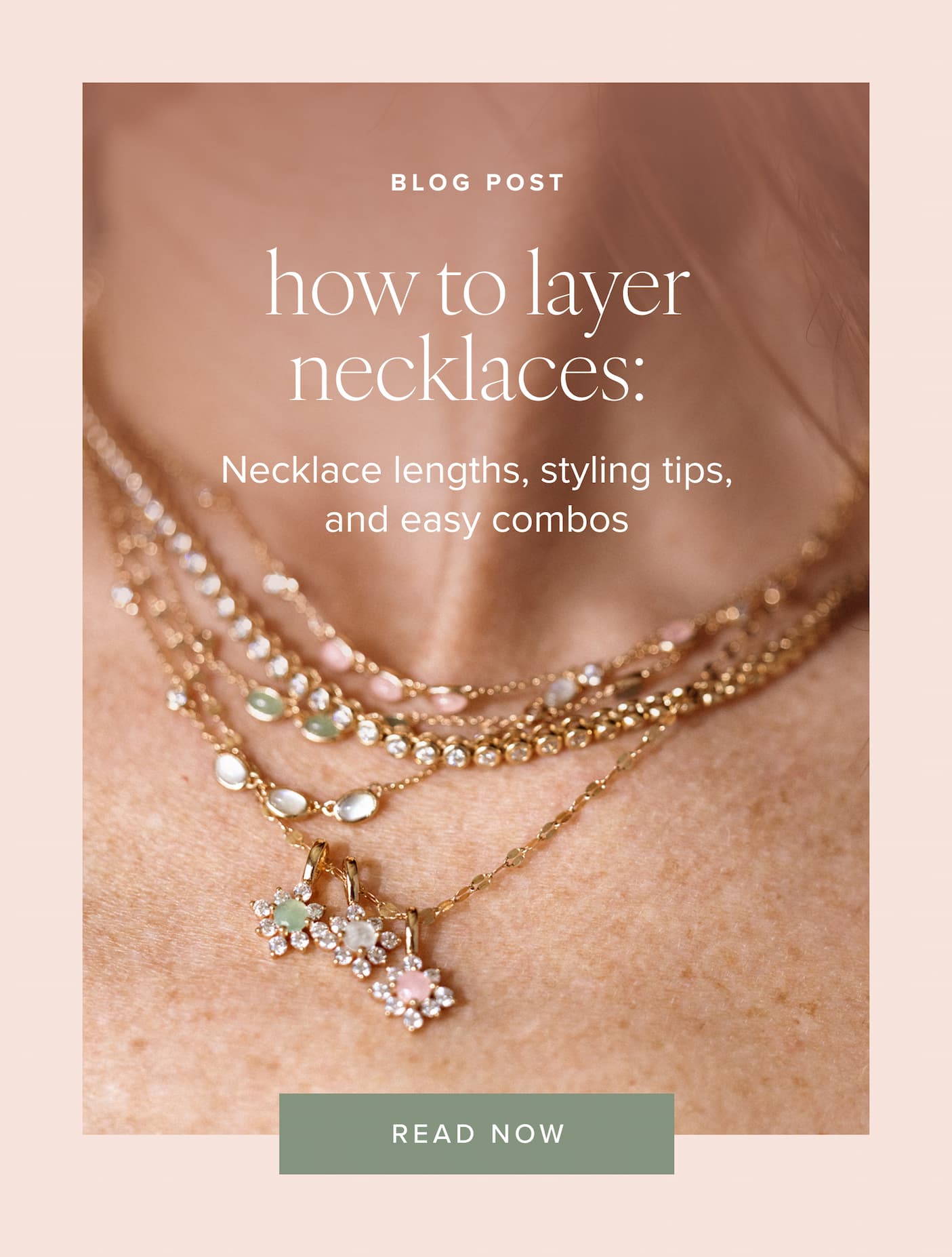 How to layer necklaces