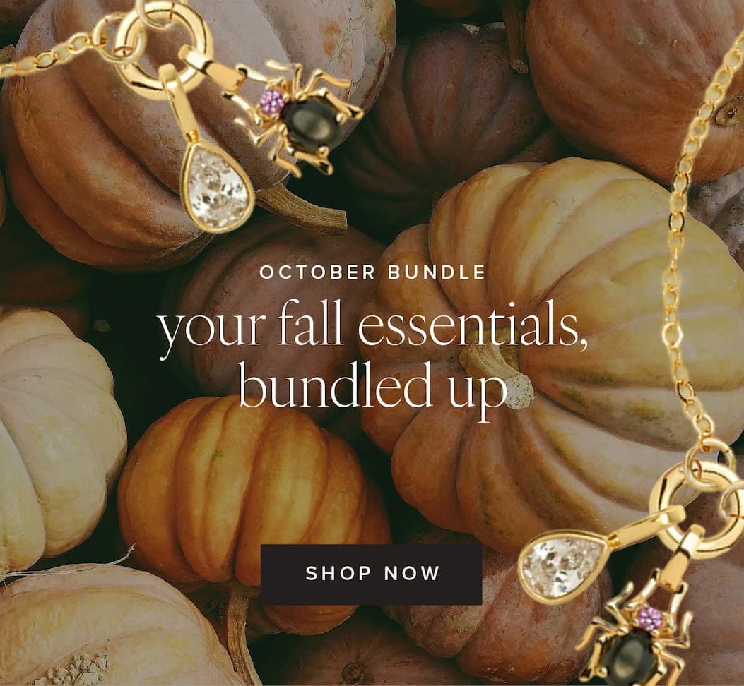 gems and webs necklace set.