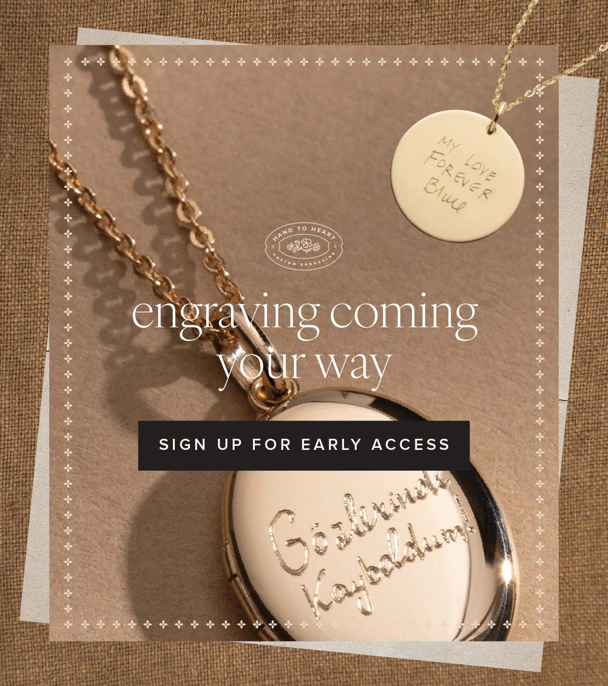 Sign up for early access