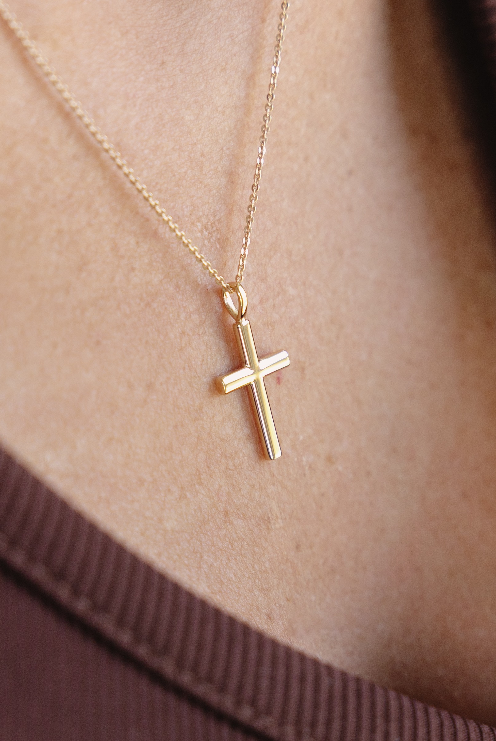 Kaley Munday cross necklace