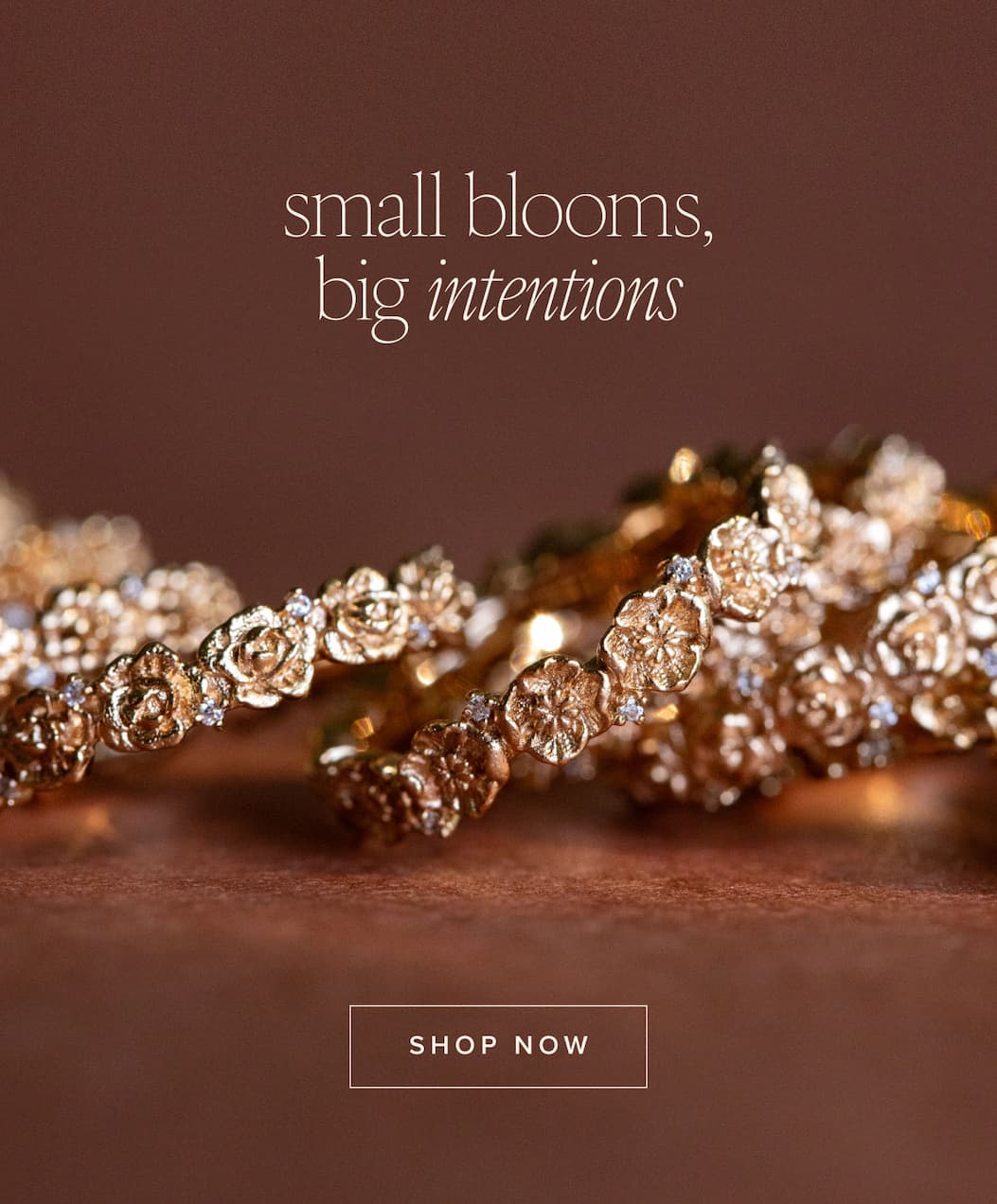 Birth flower jewelry