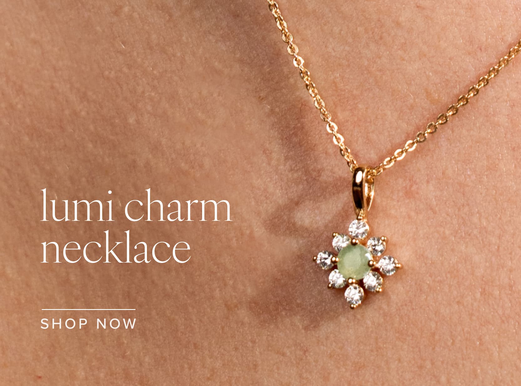 Lumi charm necklace