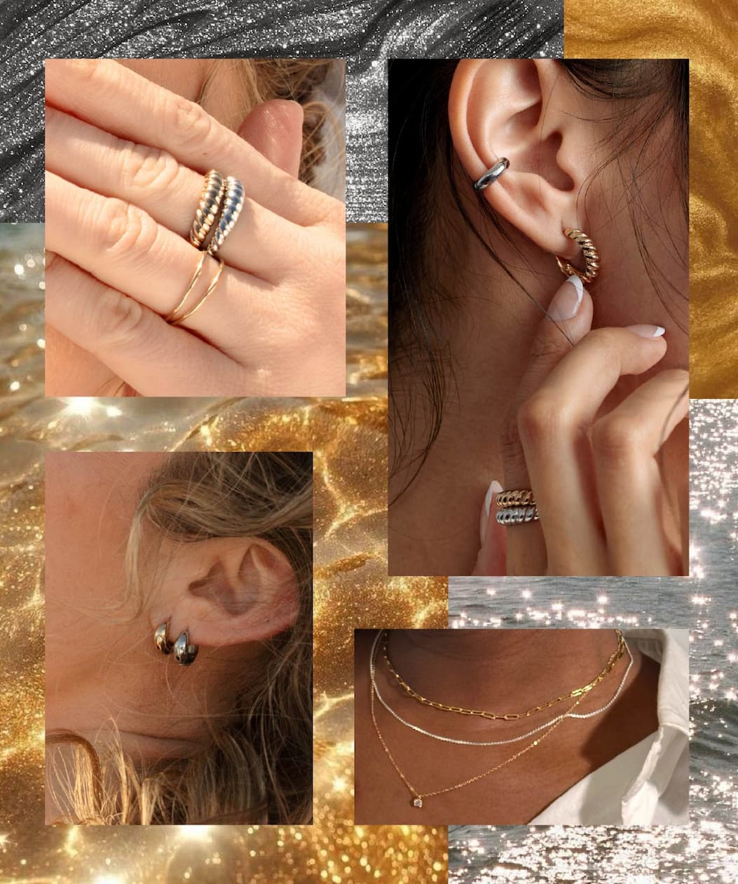 gloss croissant ring