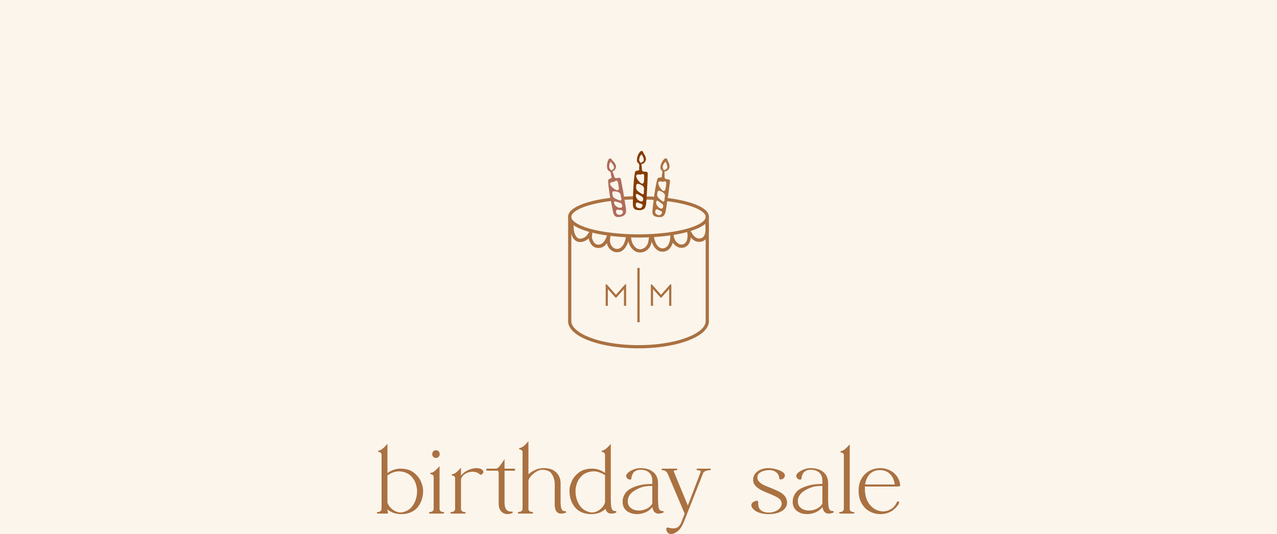 Birthday Sale