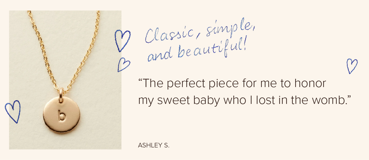 Evie charm stacker disc necklace