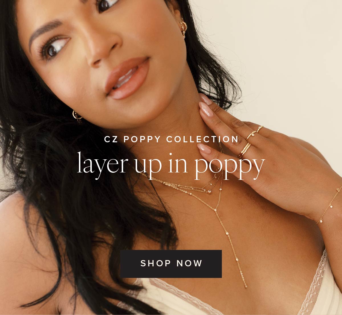 Layer up in poppy