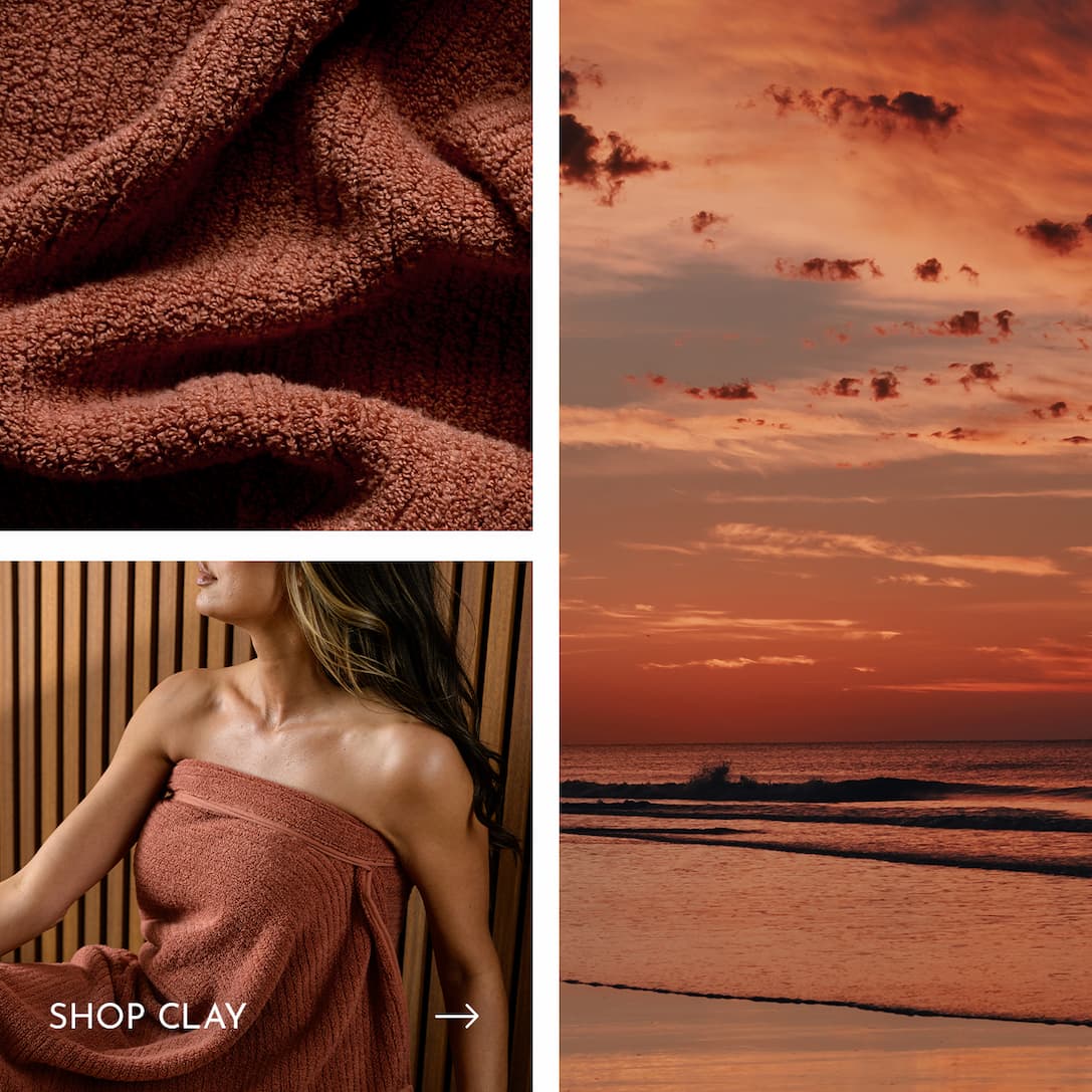 A warm sun-kissed hue | SHOP CLAY