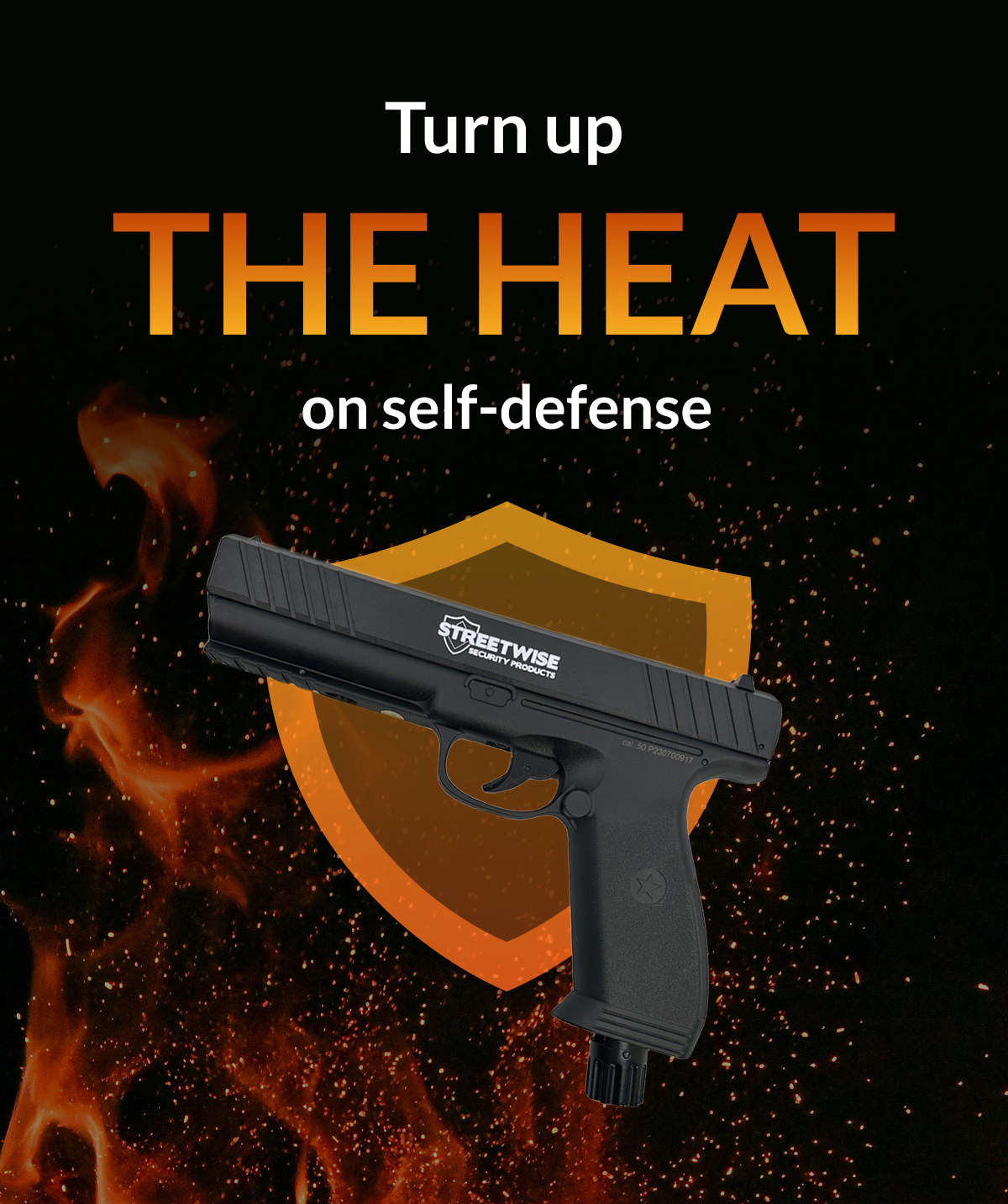 Streetwise The Heat Self-Defense Pepper Ball Launcher Gun