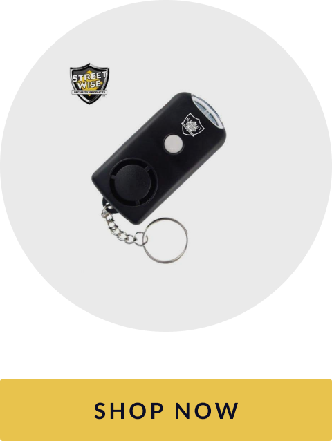 Streetwise 130dB Keychain Panic Alarm w/ LED Light - Shop Now