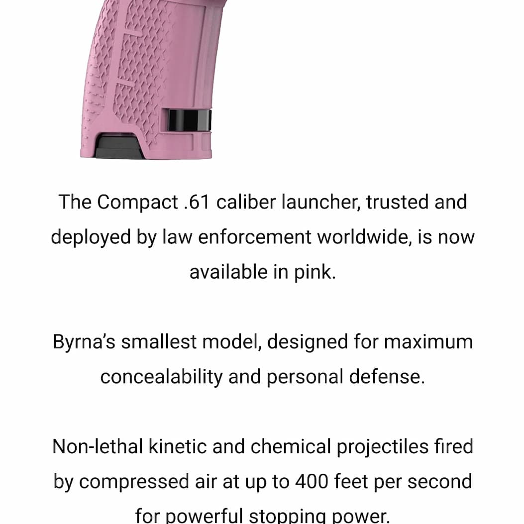 New Release: BYRNA CL in PINK