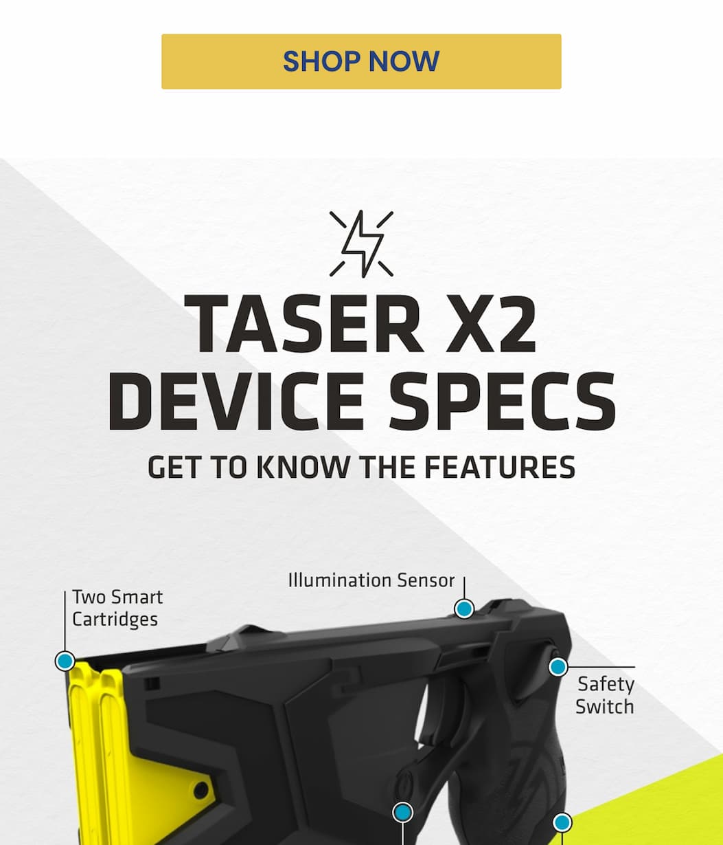 TASER X2 DEVICE SPECS