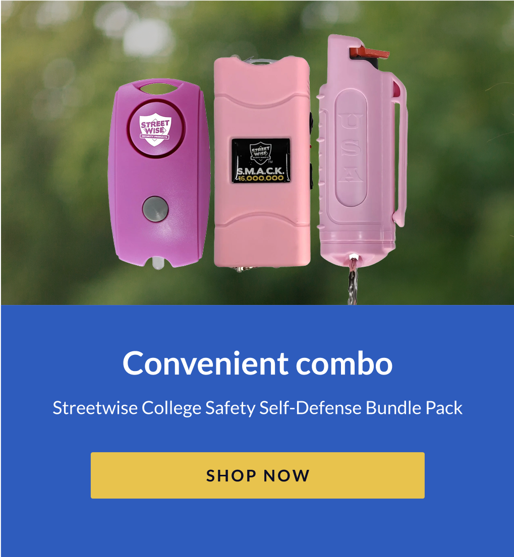 Convenient combo: Streetwise College Safety Self-Defense Bundle Pack [SHOP NOW]