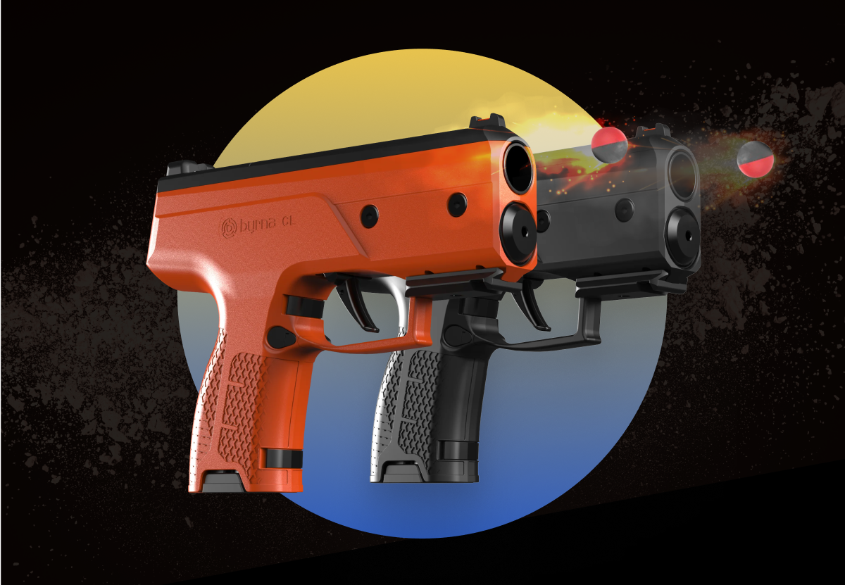 Byrna pepper guns