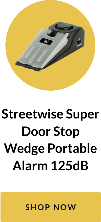 Streetwise Super Door Stop Wedge Portable Alarm 125dB