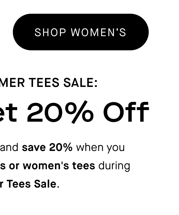 Button: Shop Women's Links to Women's Tee Bundle