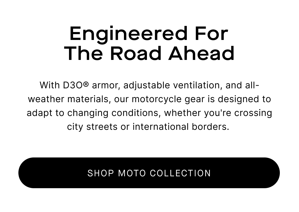Link to the AETHER Moto Collection page.