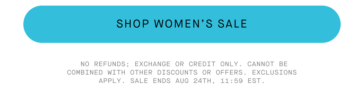 CTA Shop Women's Sale Links to Women's Sale