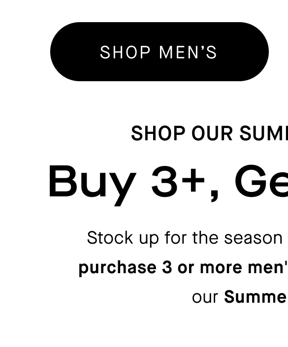 Button: Shop Men's Links to Men's Collection