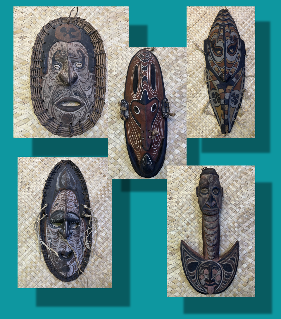 NEW Papua New Guinea Masks - Trader Vics