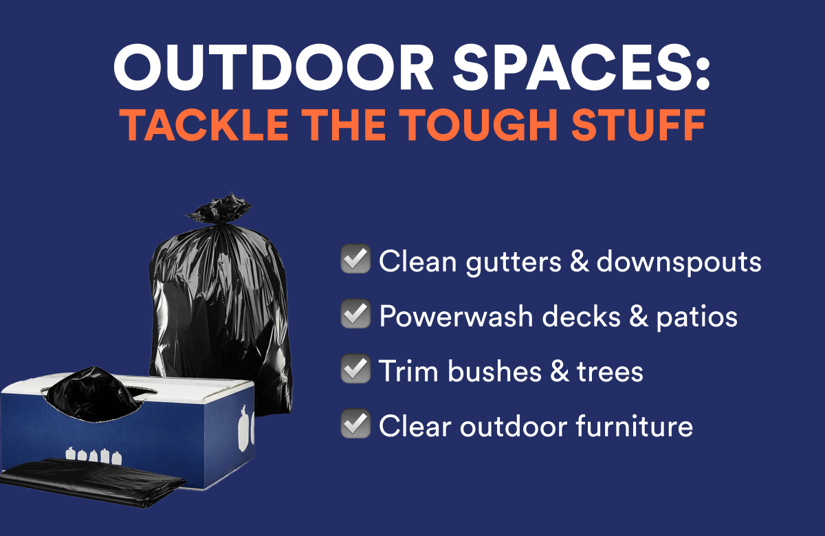 OUTDOOR SPACES: TACKLE THE TOUGH STUFF 