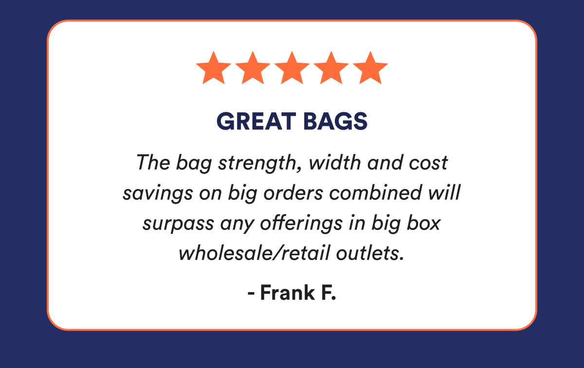5 Star Review: Great Bags 