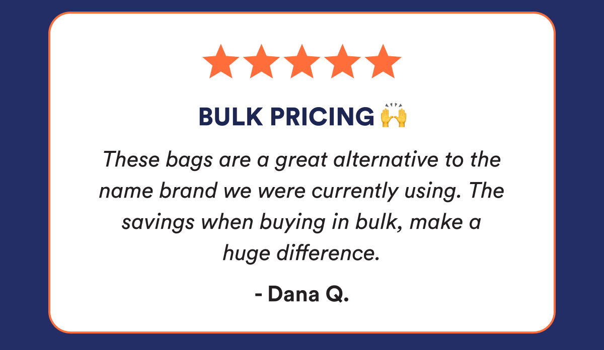5 Star Review:  BULK PRICING 