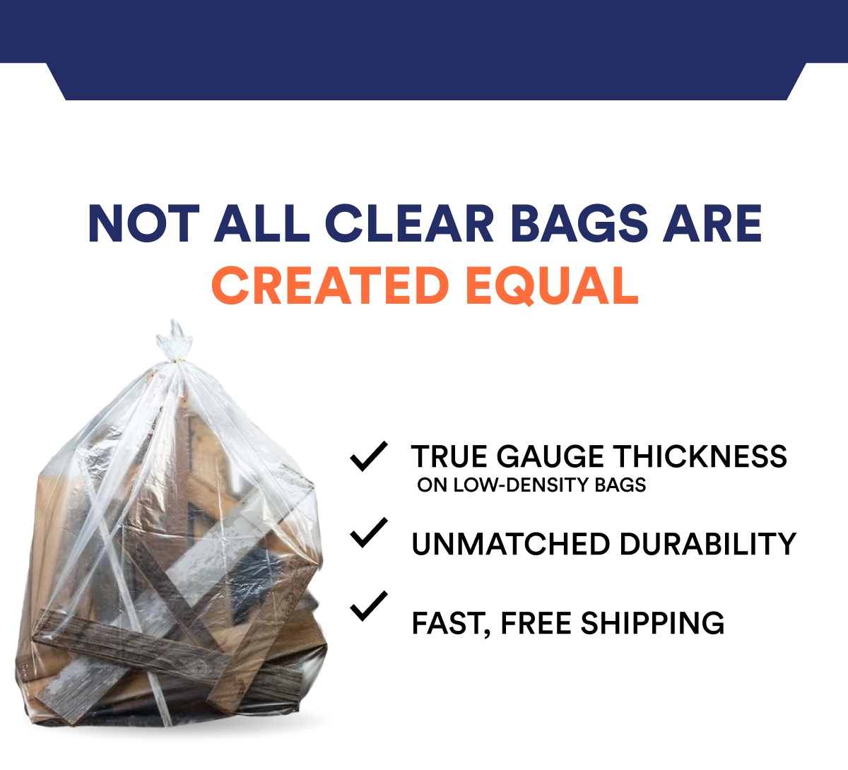 NOT ALL CLEAR BAGS ARE CREATED EQUAL