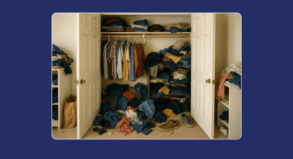 OUR TOP CLOSET CLEANOUT PICKS: Strong, clear bags that are perfect for storing!