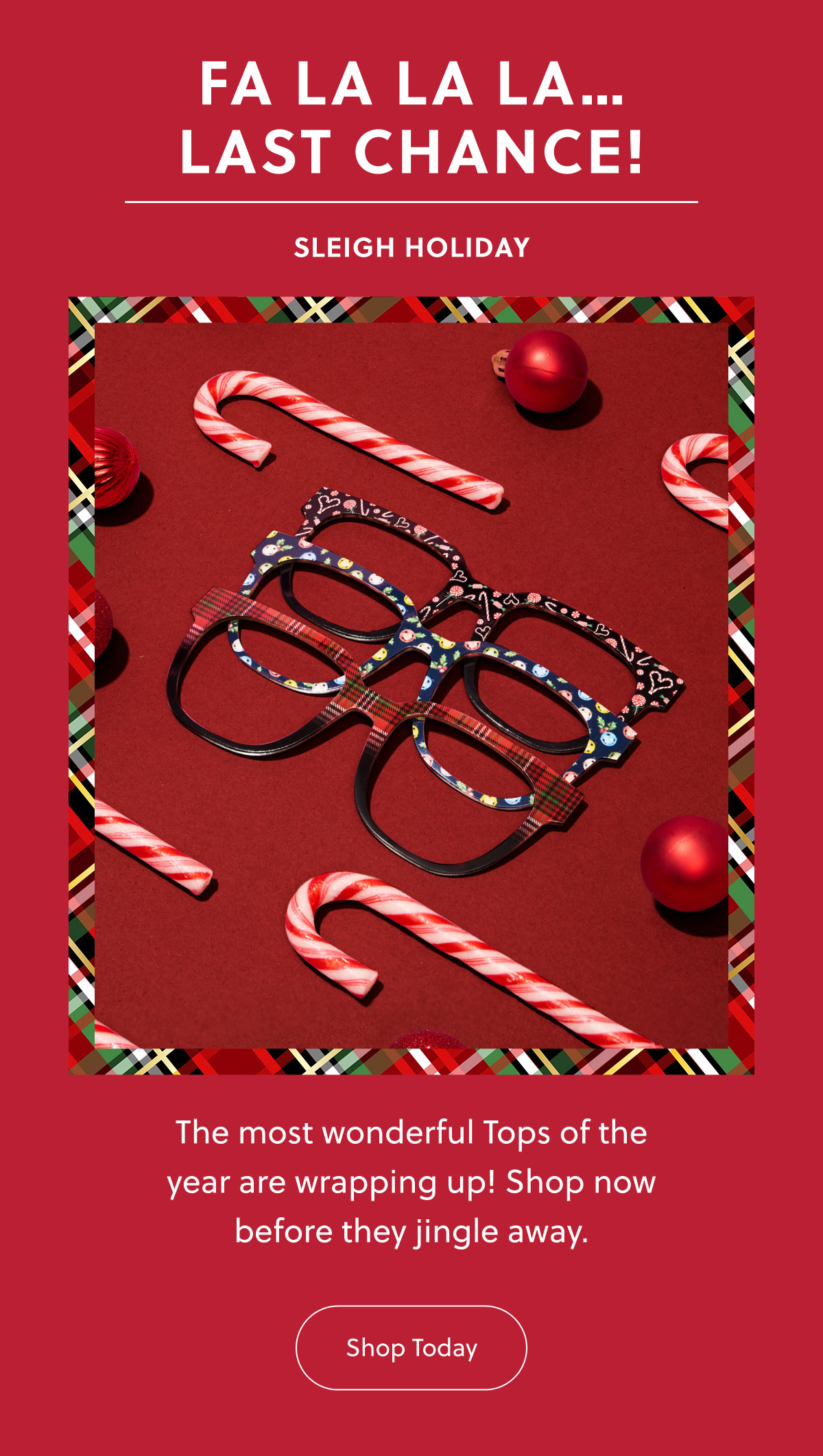 FA LA LA LA... LAST CHANCE | SLEIGH HOLIDAY