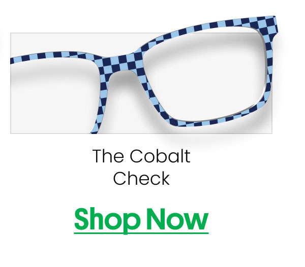 The Cobalt Check | Shop Now