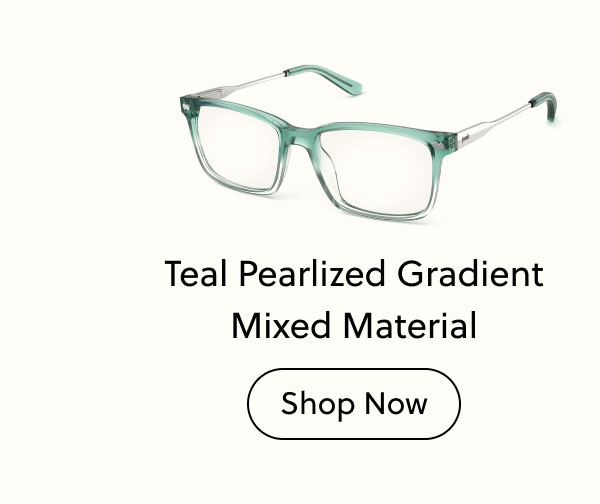 Teal Pearlized Gradient Mixed Material - Shop Now