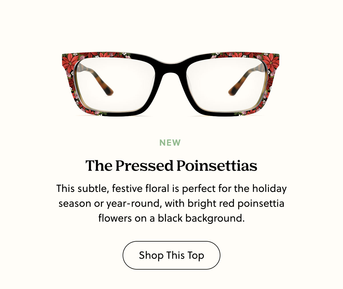 The Pressed Poinsettias | Shop Now