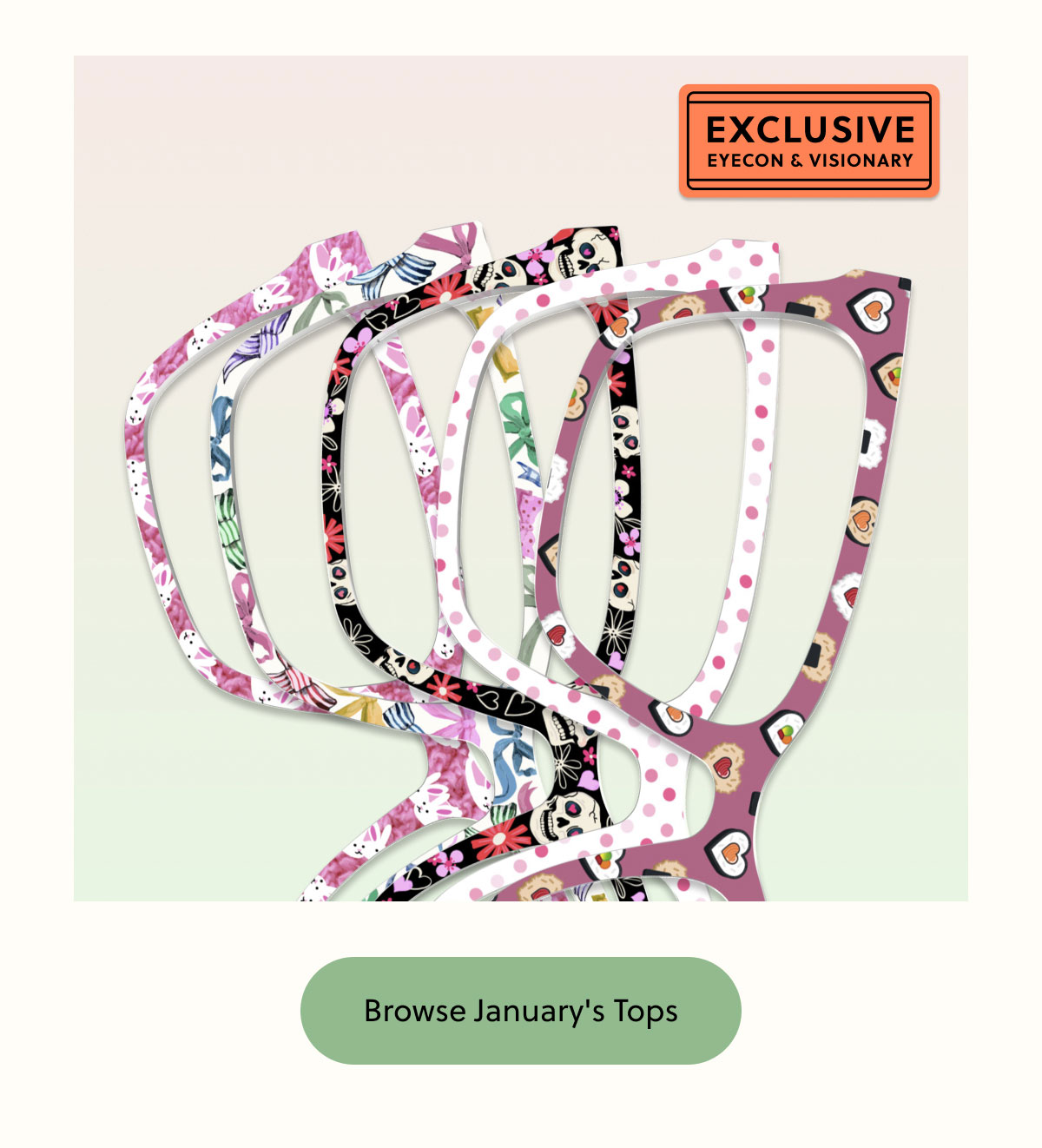EXCLUSIVE EYECON & VISIONARY | Browse January's Tops