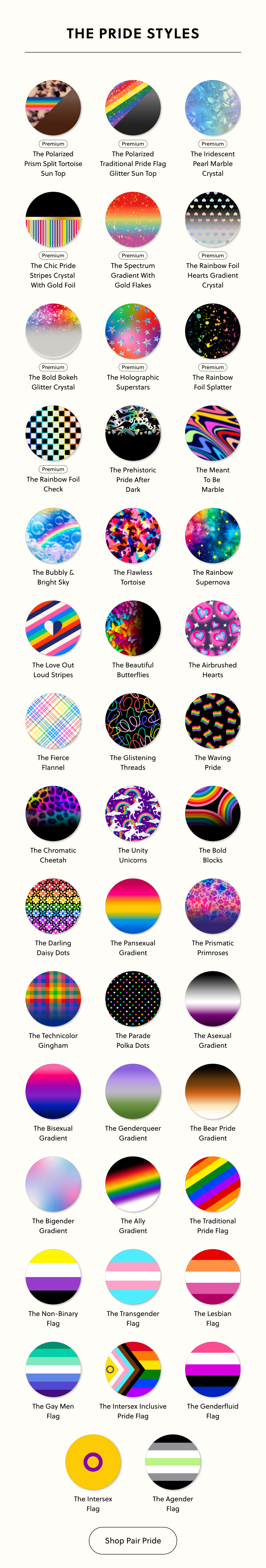 The Pride Styles | Shop Pair Pride 