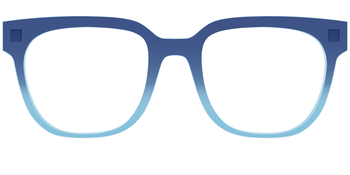 The Indigo to Sky Blue Gradient Crystal