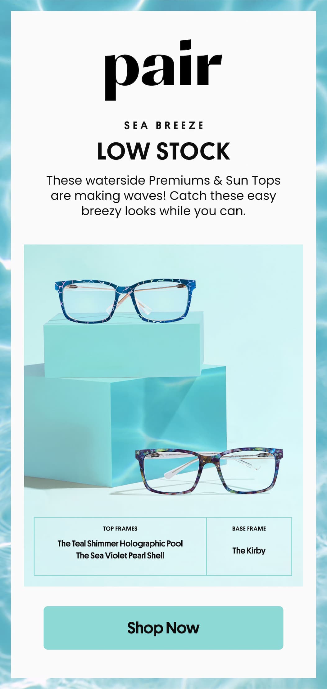 Sea breeze Low Stock These waterside Premiums & Sun Tops are making waves! Catch these easy breezy looks while you can. | Shop Now!