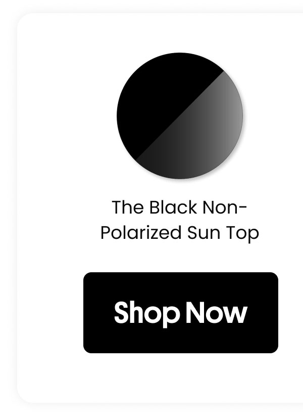 The Black Non-Polarized Sun Top