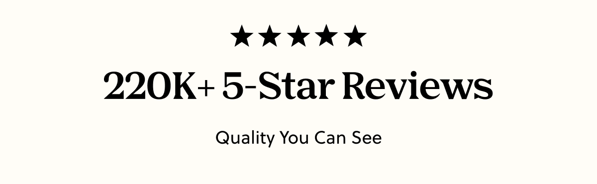 220L+ 5-Star Reviews