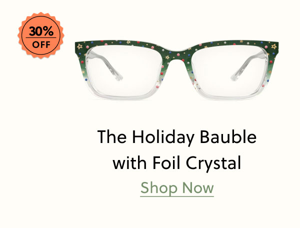 The Holiday Bauble with Foil Crystal | Shop Now