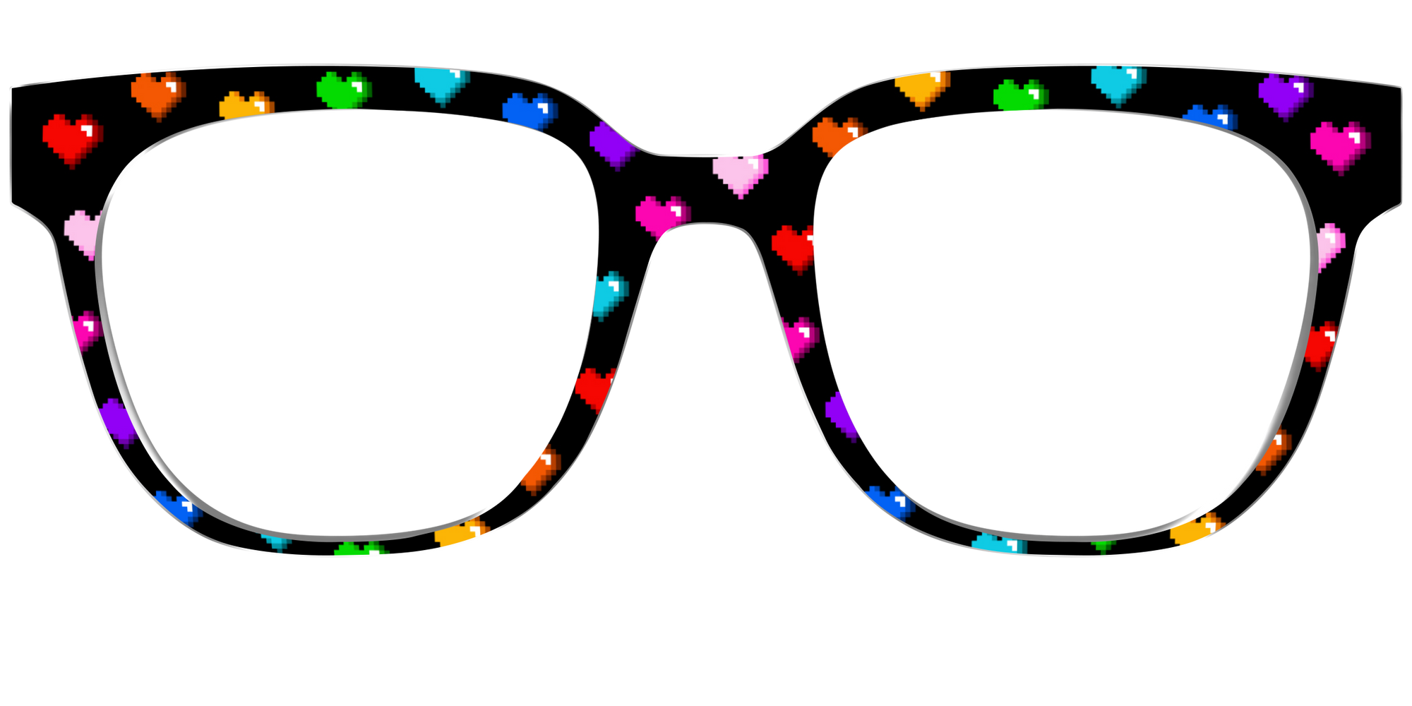The 8-Bit Rainbow Hearts