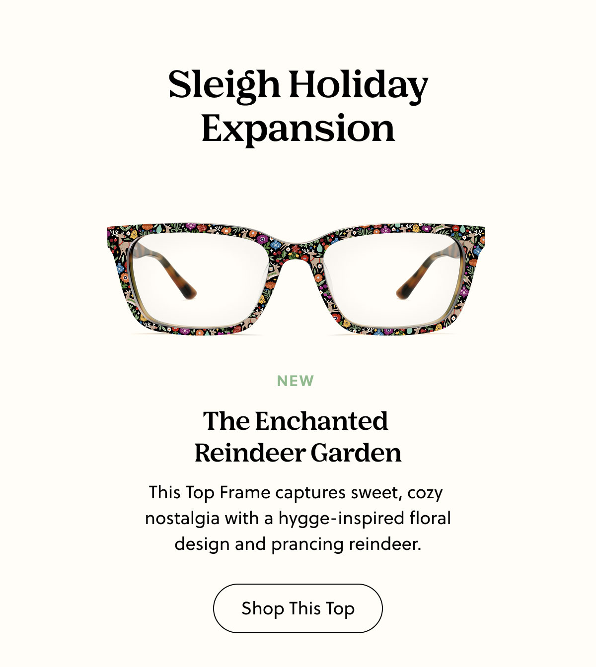 The Enchanted  Reindeer Garden | Shop This Top