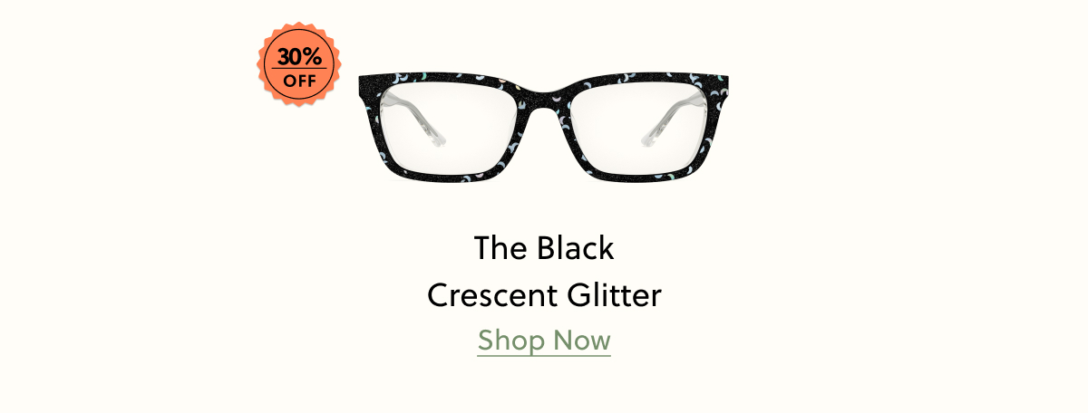 The Black Crescent Glitter | Shop Now